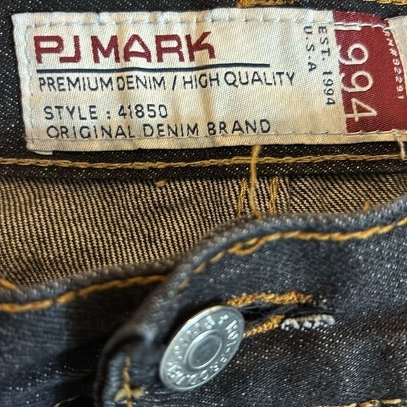 PJ MARK denim jeans 44X32 straight 44 X 32 - Picture 4 of 8